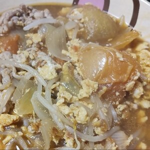 野菜たっぷり★トマトの卵の皿うどん